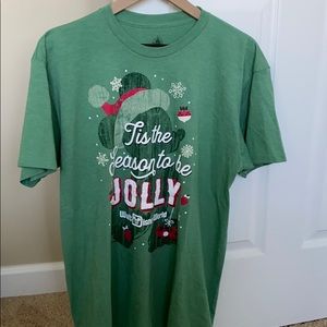 Disney Parks Christmas Tee Adult L